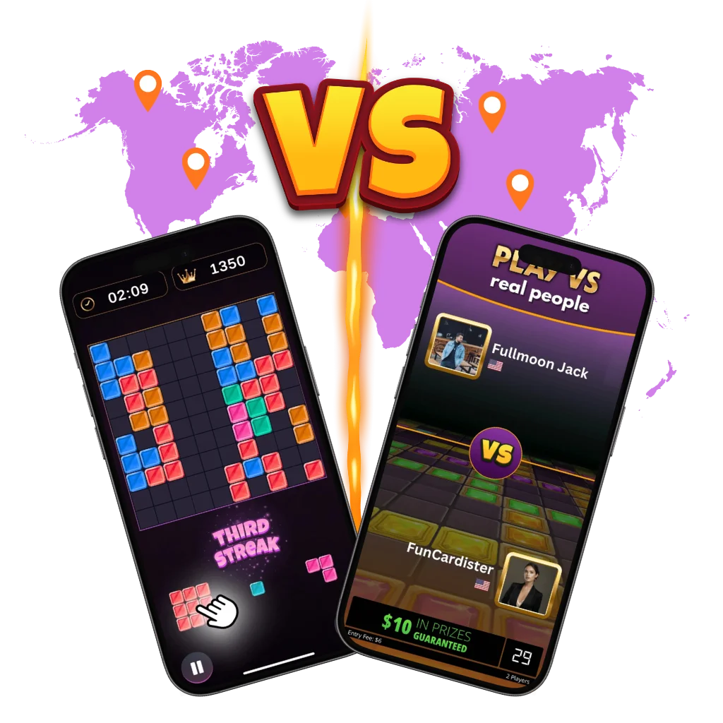 Instant payouts in Block Puzzle