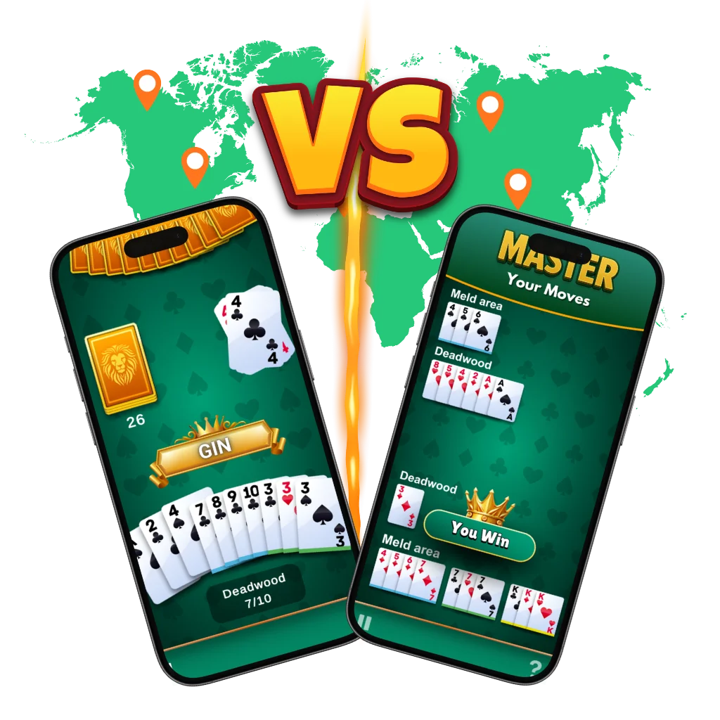 Instant payouts in Gin Rummy Cash