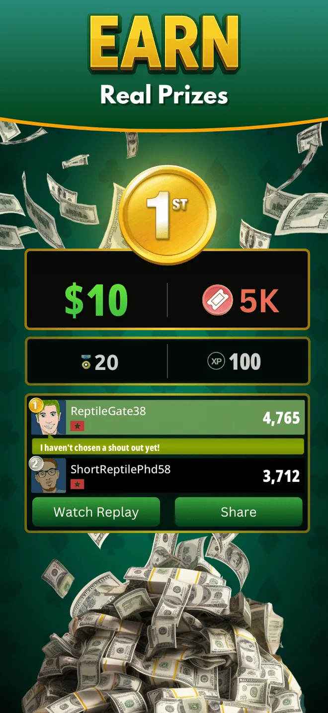 Gin Rummy Cash gameplay